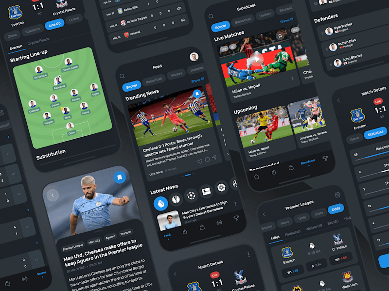 Cover image for Scorer. Multi-sport mobile app