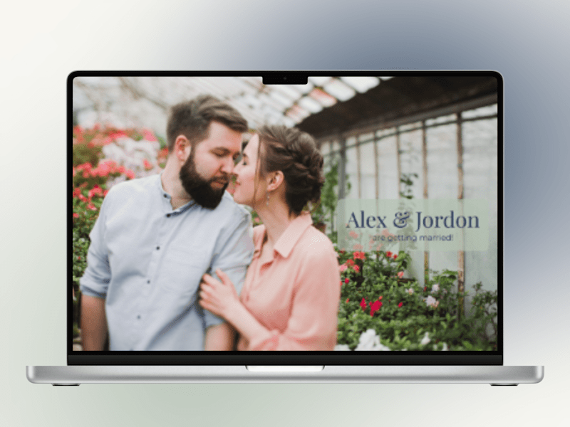 Cover image for Wedding Announcement Website