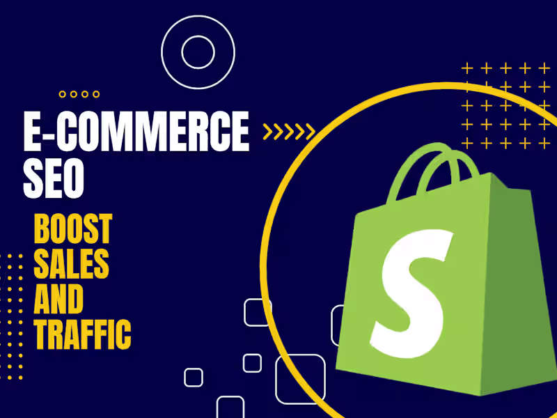 Cover image for You will get a complete E-commerce SEO for your website