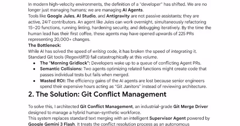 Cover image for Git Conflict Management System for AI-Human Integration