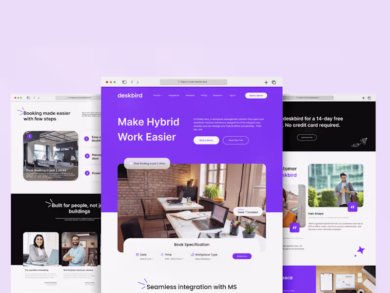 Cover image for Deskbird : Workspace Booking