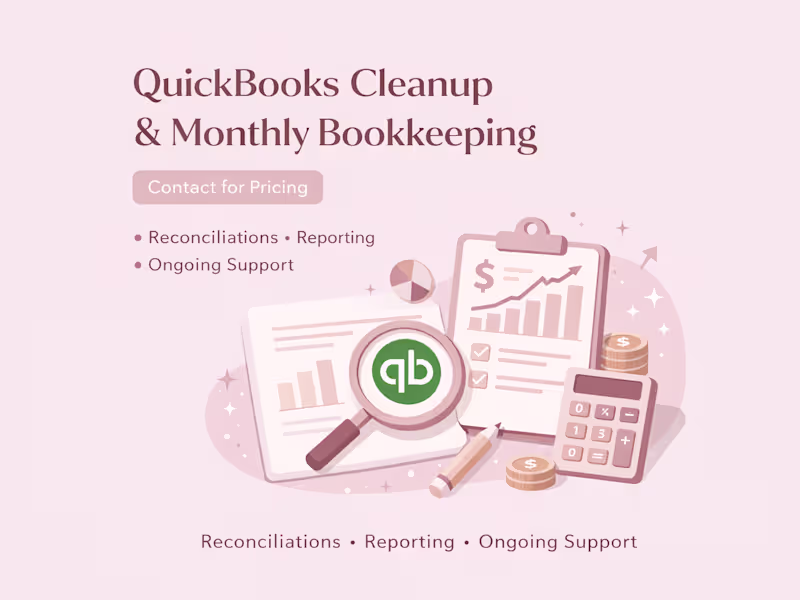 Cover image for Accounting & Bookkeeping Services
