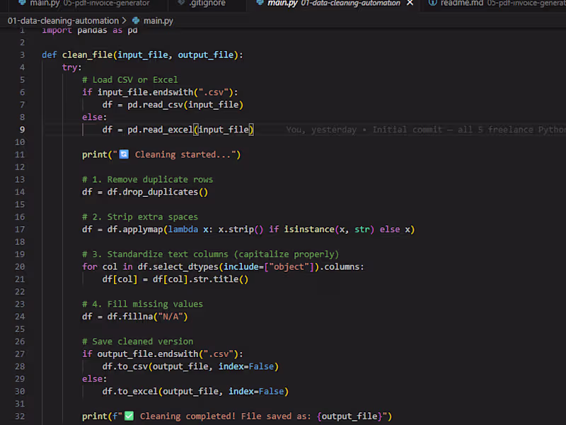 Cover image for Python Automations & Data Solutions