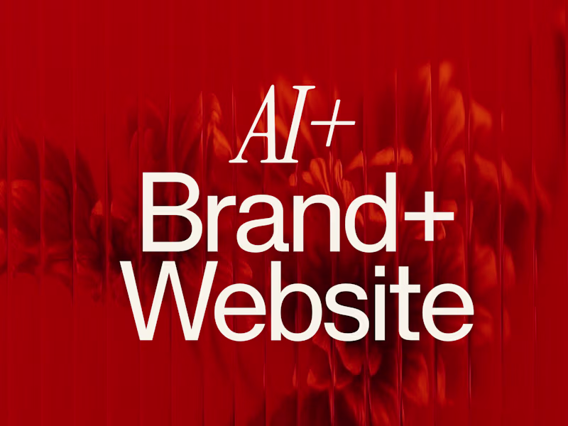 Cover image for AI + Brand + Website 