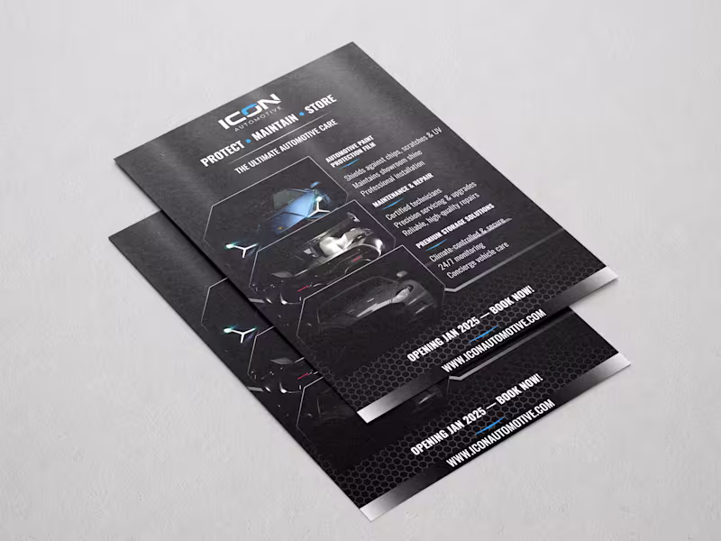 Cover image for Premium Flyer Design For Auto Company