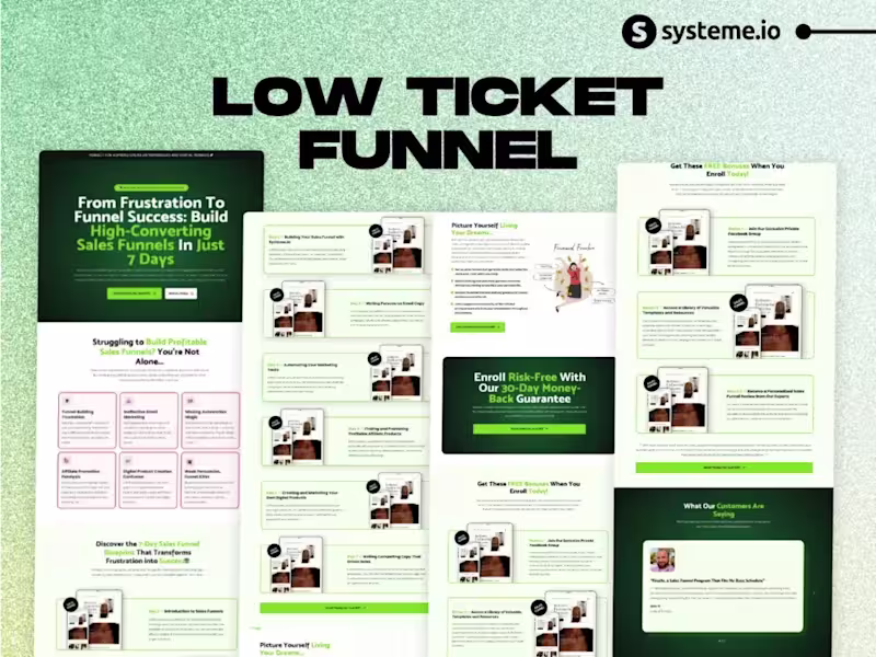 Cover image for Just finished building this low-ticket