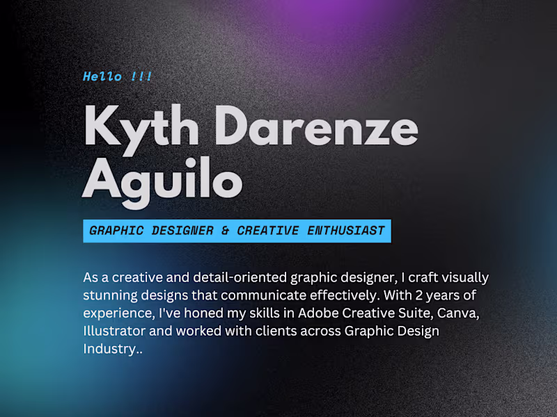 Cover image for Graphic Designer/Artist