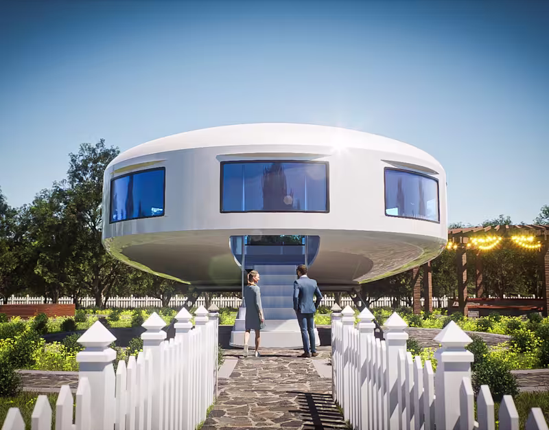 Cover image for UFO House Exterior