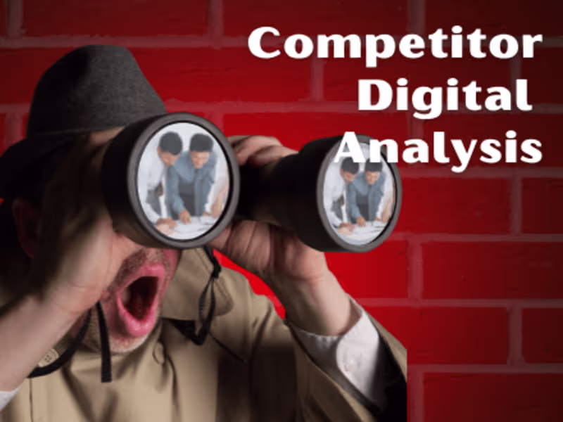 Cover image for Competitor Digital Footprint Market Research