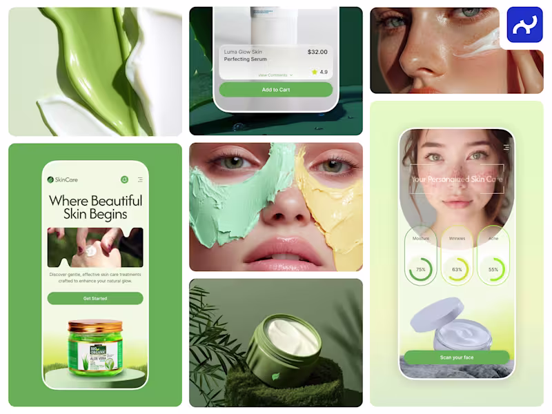 Cover image for Skin Care App Design