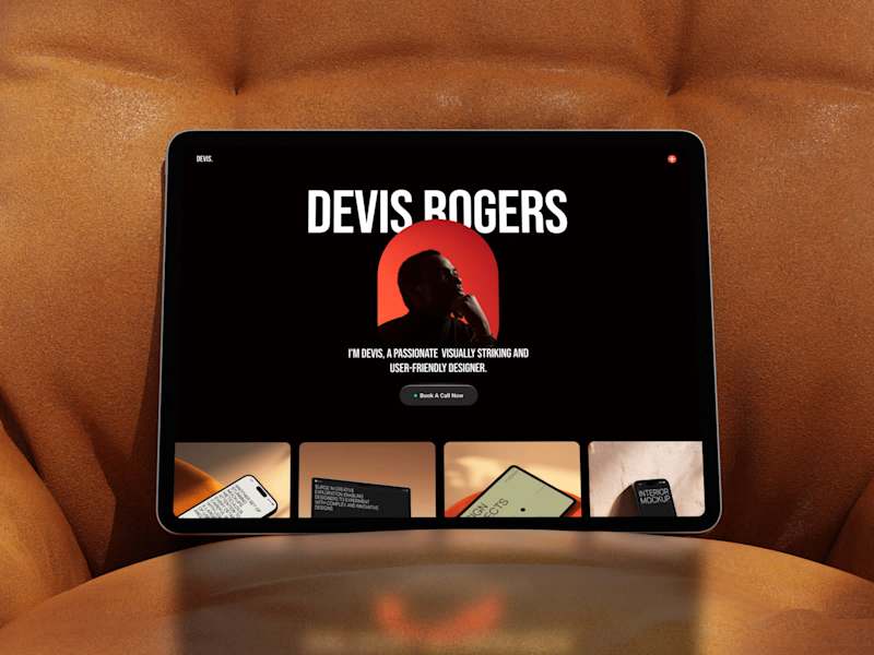 Cover image for DevisRogers Portfolio Website Template