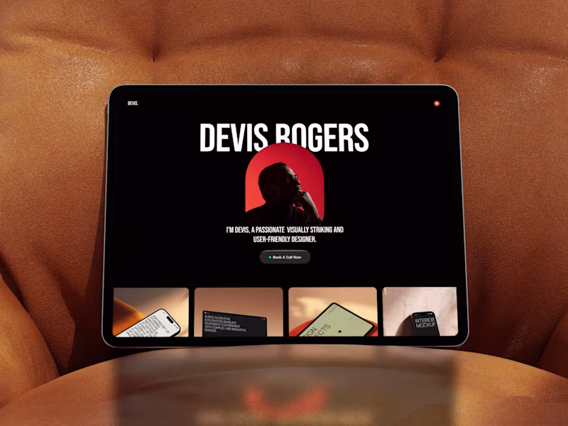 Cover image for DevisRogers Portfolio Website Template