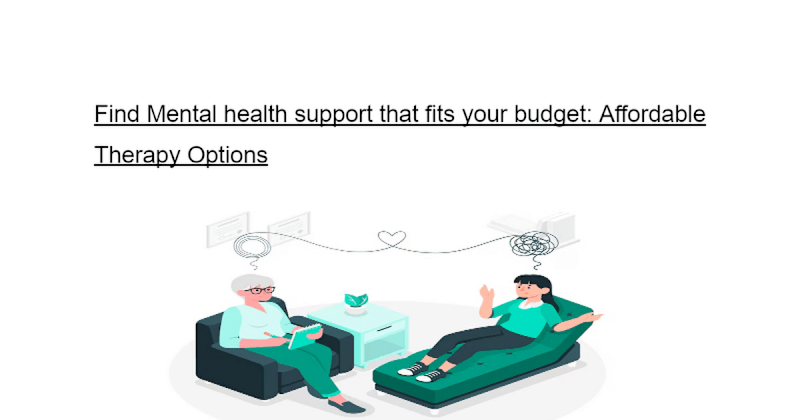 Cover image for Find Mental health support that fits your budget: Affordable Th…
