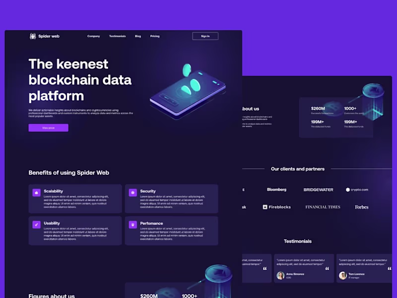 Cover image for Crypto Website