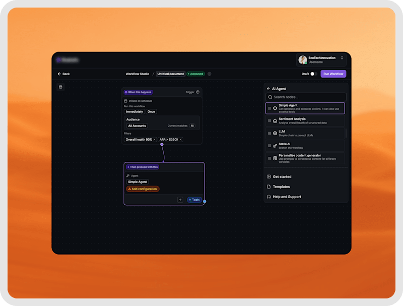 Cover image for No-Code Workflow Automation with LLM Agents for Statisfy