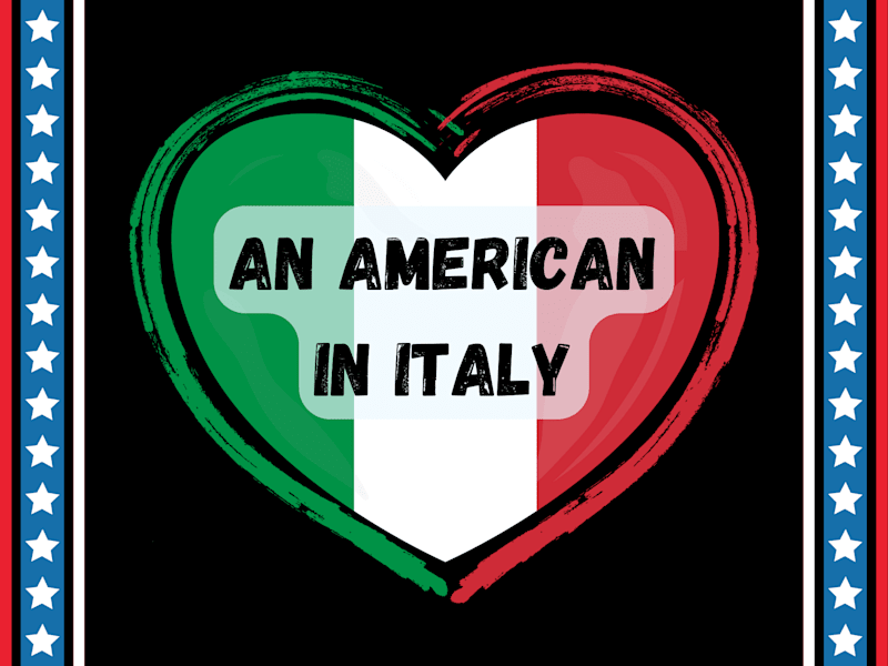 Cover image for An American in Italy