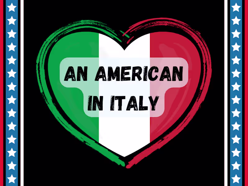 Cover image for An American in Italy