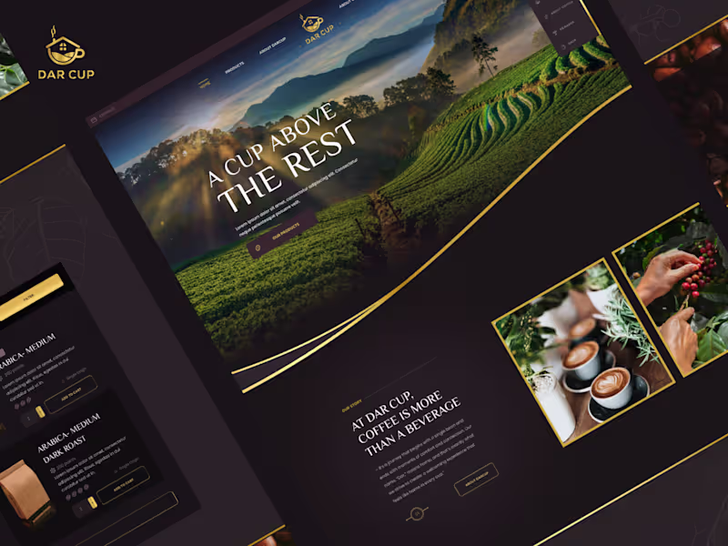 Cover image for Shopify Store Design for DarCup