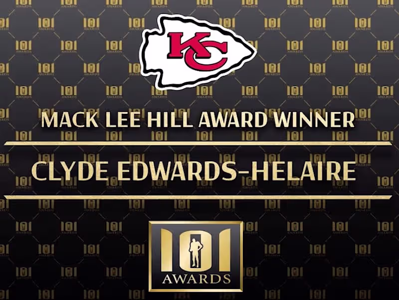 Cover image for Mack Lee Hill Award Winner, Clyde Edwards-Helaire