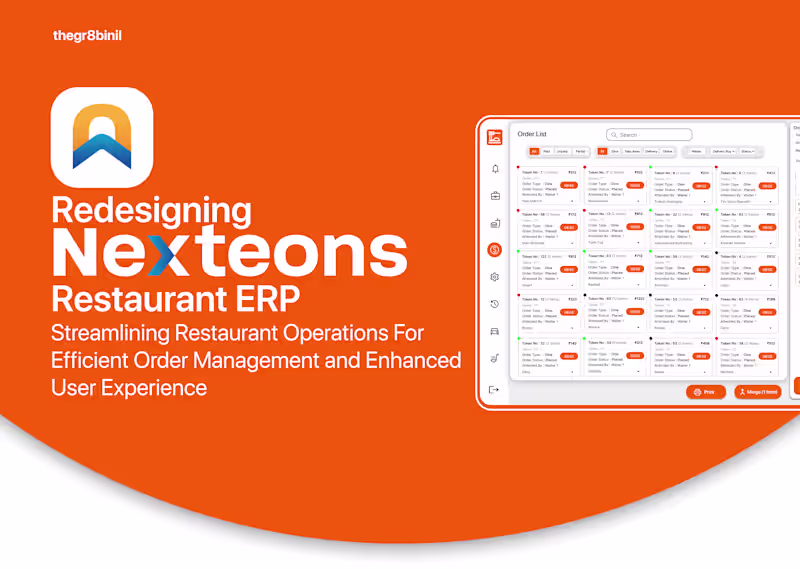 Cover image for NextDine Restaurant ERP