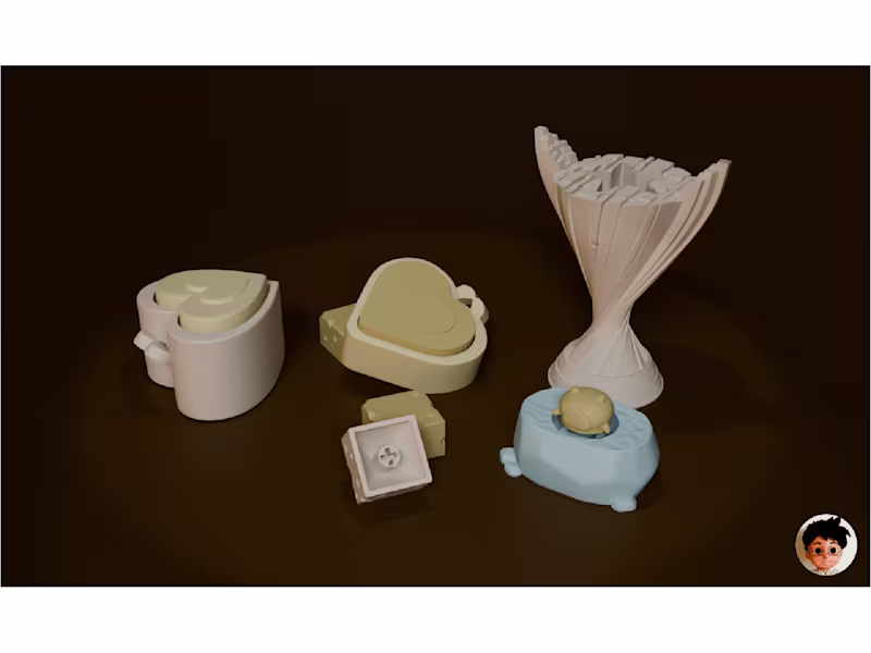 Cover image for I will create 3d products for 3d printing and rendering