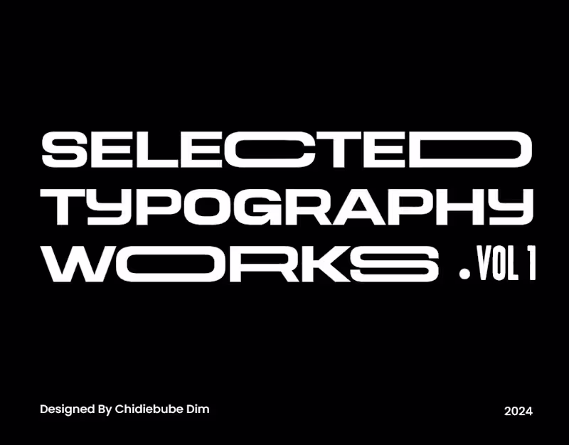 Cover image for Typography Vol 1.