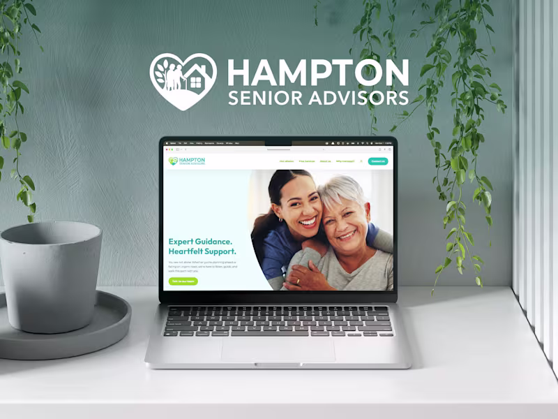 Cover image for One-Page Website for Hampton Senior Advisors