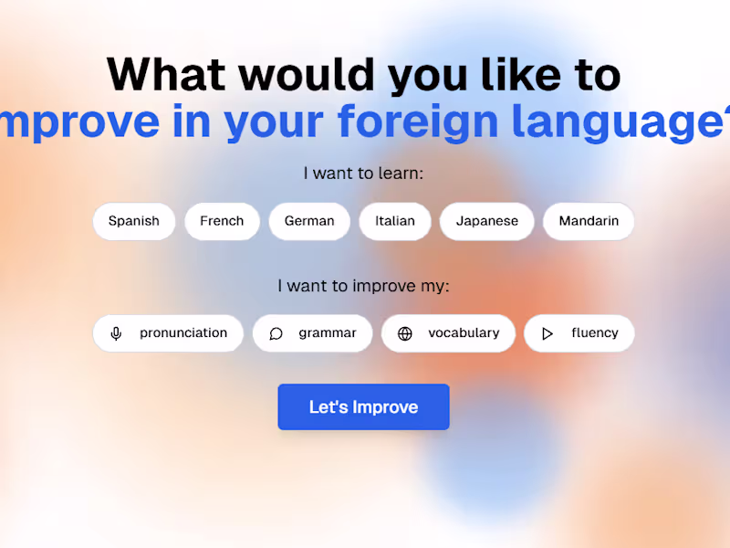 Cover image for NativeSpeech: App to help foreigner sound more like a local