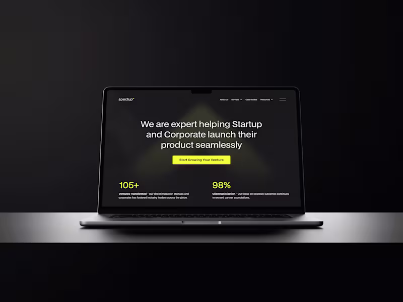 Cover image for Spectup Landing Page
