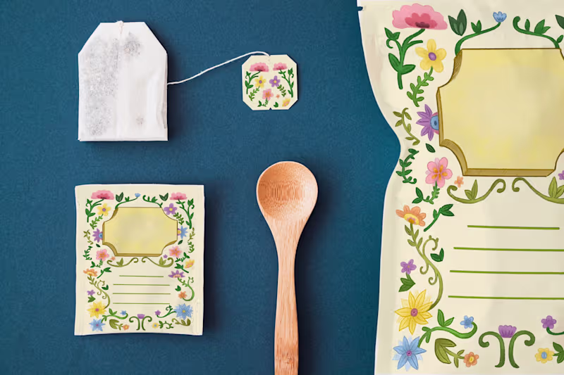 Cover image for Teabag illustrations