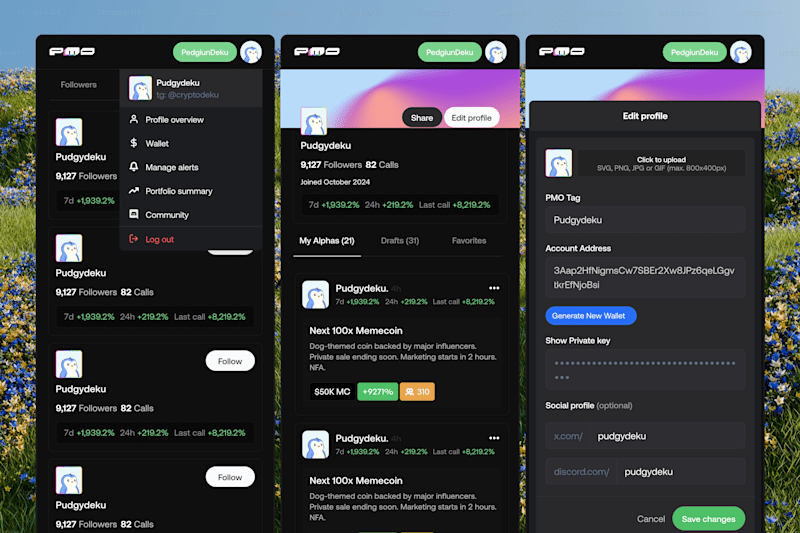 Cover image for PMO - Alpha Sharing Platform