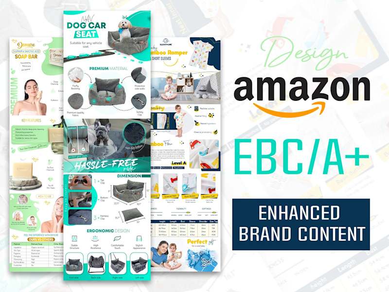 Cover image for Amazon A+ Content and EBC Design for High-Converting Listings