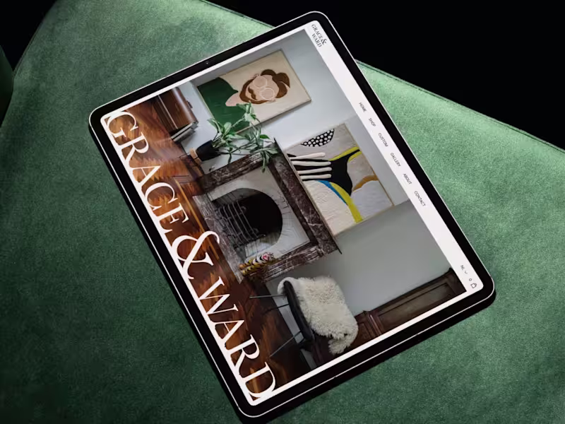 Cover image for Grace & Ward | E-commerce for handmade rugs.