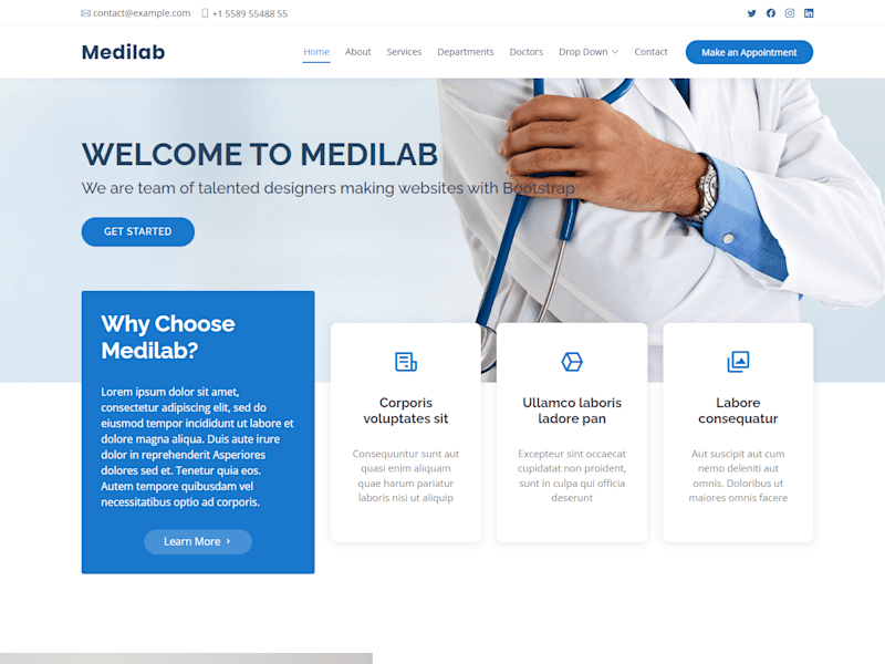 Cover image for Hospital Management Website