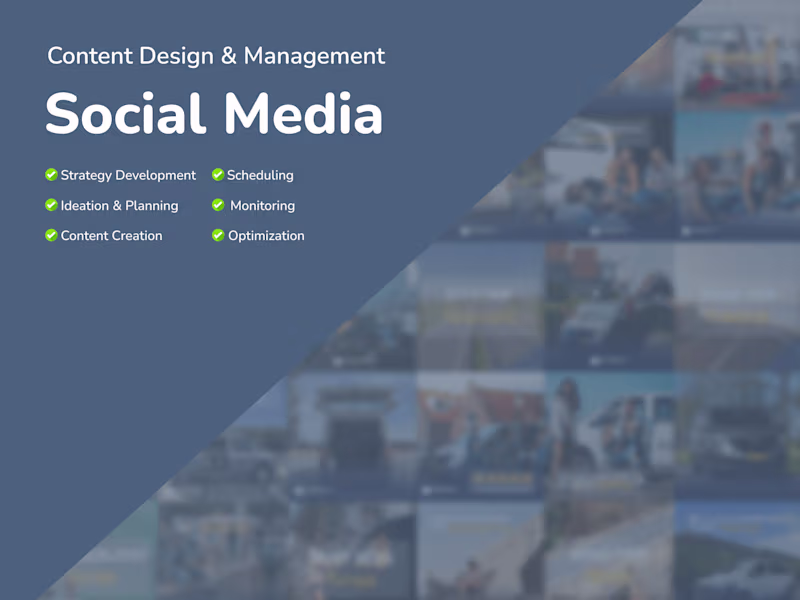 Cover image for Social Media Content Design & Management