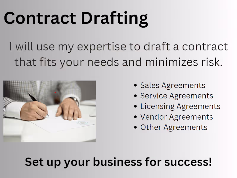 Cover image for Customized Contract Drafting