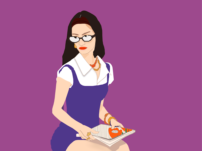 Cover image for A lady gracefully holding a book 📖