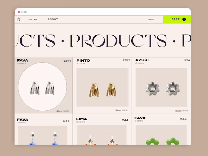 Cover image for Bean Shopify Site