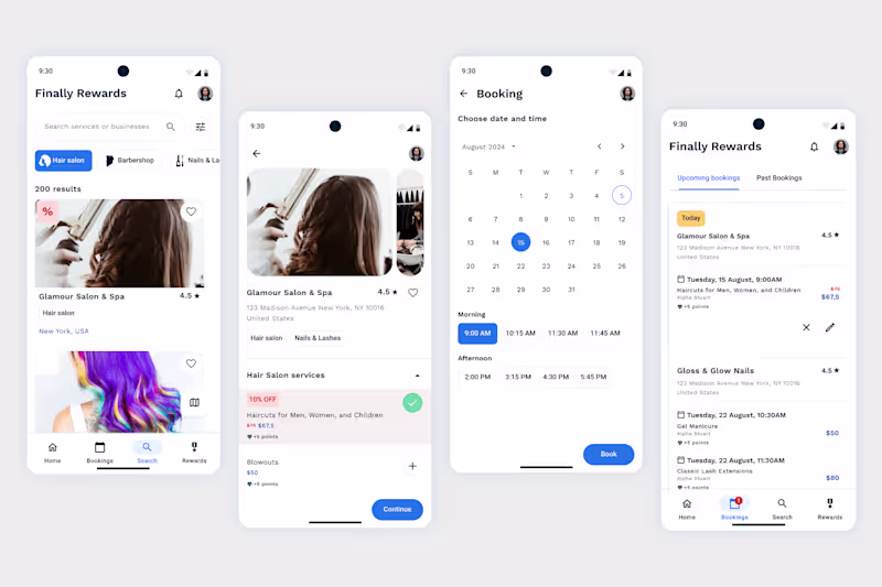 Cover image for Finally Rewards - Booking App MVP