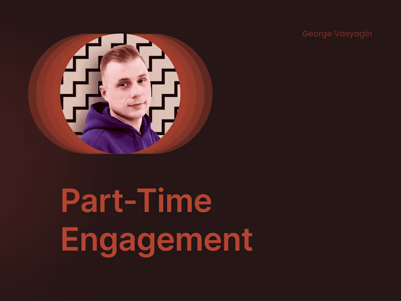 Cover image for Part Time Engagement