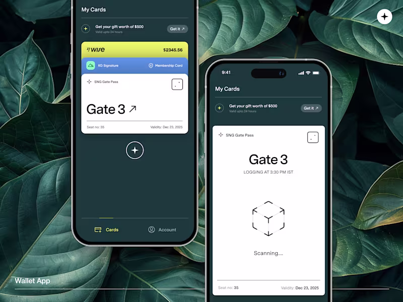 Cover image for All your passes and payment cards - one smart wallet.