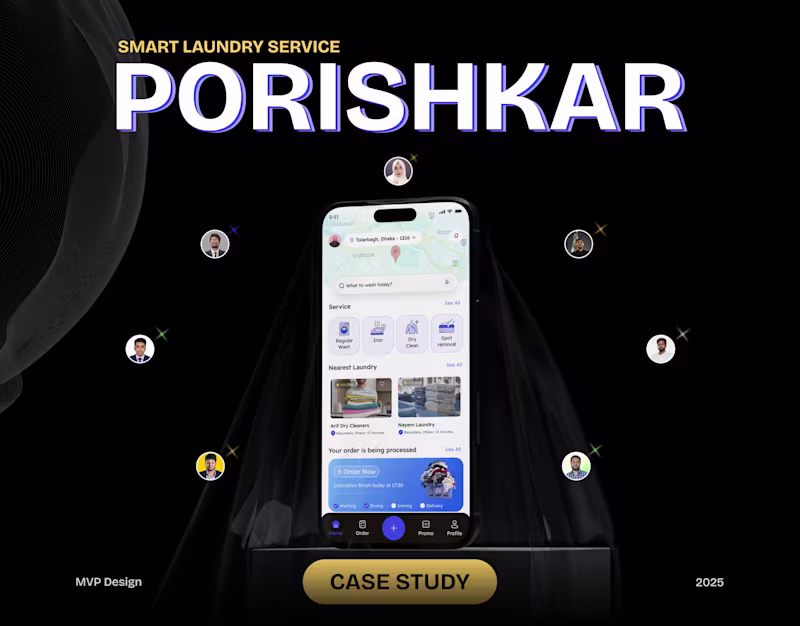 Cover image for Porishkar Case Study: A User-Centric Cleaning Solution