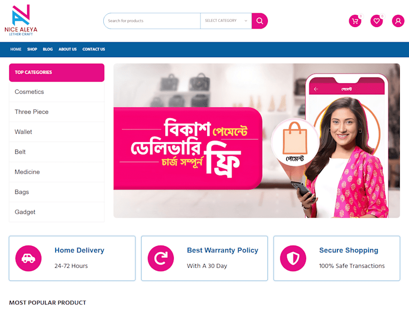 Cover image for Ecommerce Website