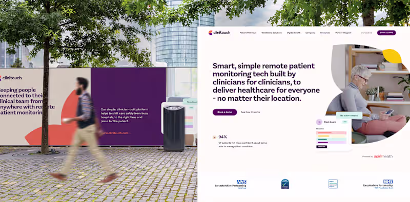 Cover image for Clinitouch | Branding, Content, Platform & Website
