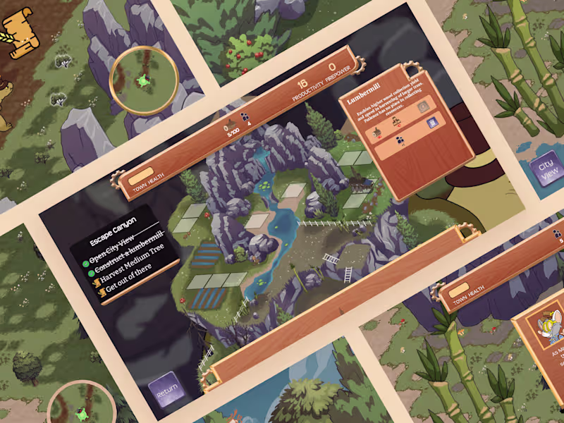 Cover image for Turtle Town - Game UI/UX