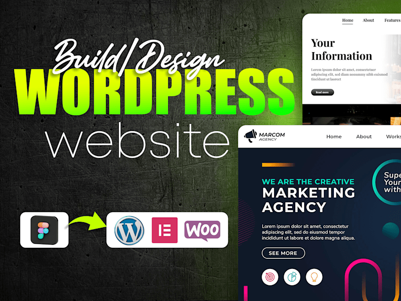 Cover image for WordPress website design/ Real Estate website design