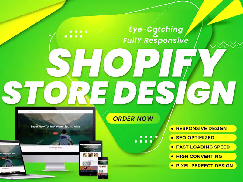 Cover image for Shopify Store Design