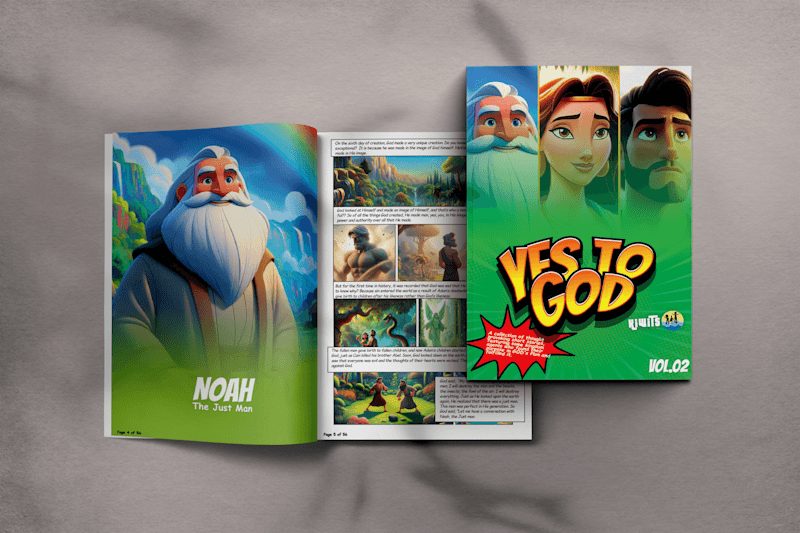Cover image for Yes to God Vol. 2 | Children Book Illustration