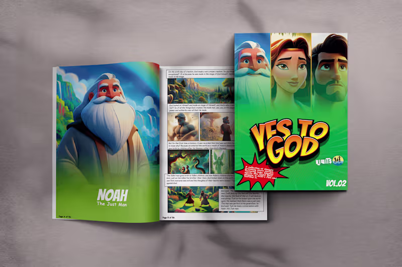 Cover image for Yes to God Vol. 2 | Children Book Illustration