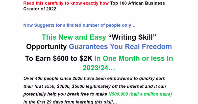 Cover image for Empowering Copywriters for Financial Freedom